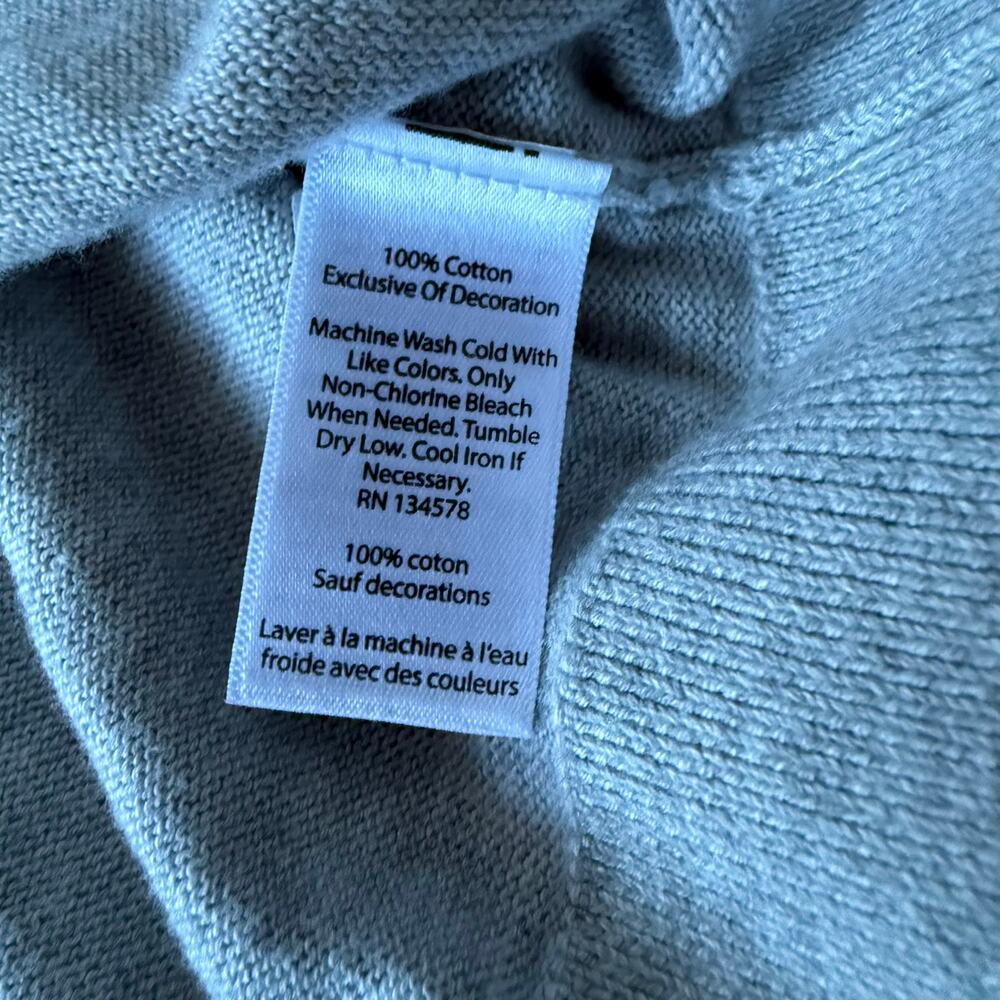 Vineyard Vines Gray Pullover V-neck Knit Sweater Sz S Preppy Spring Chic Minimal - Picture 7 of 8
